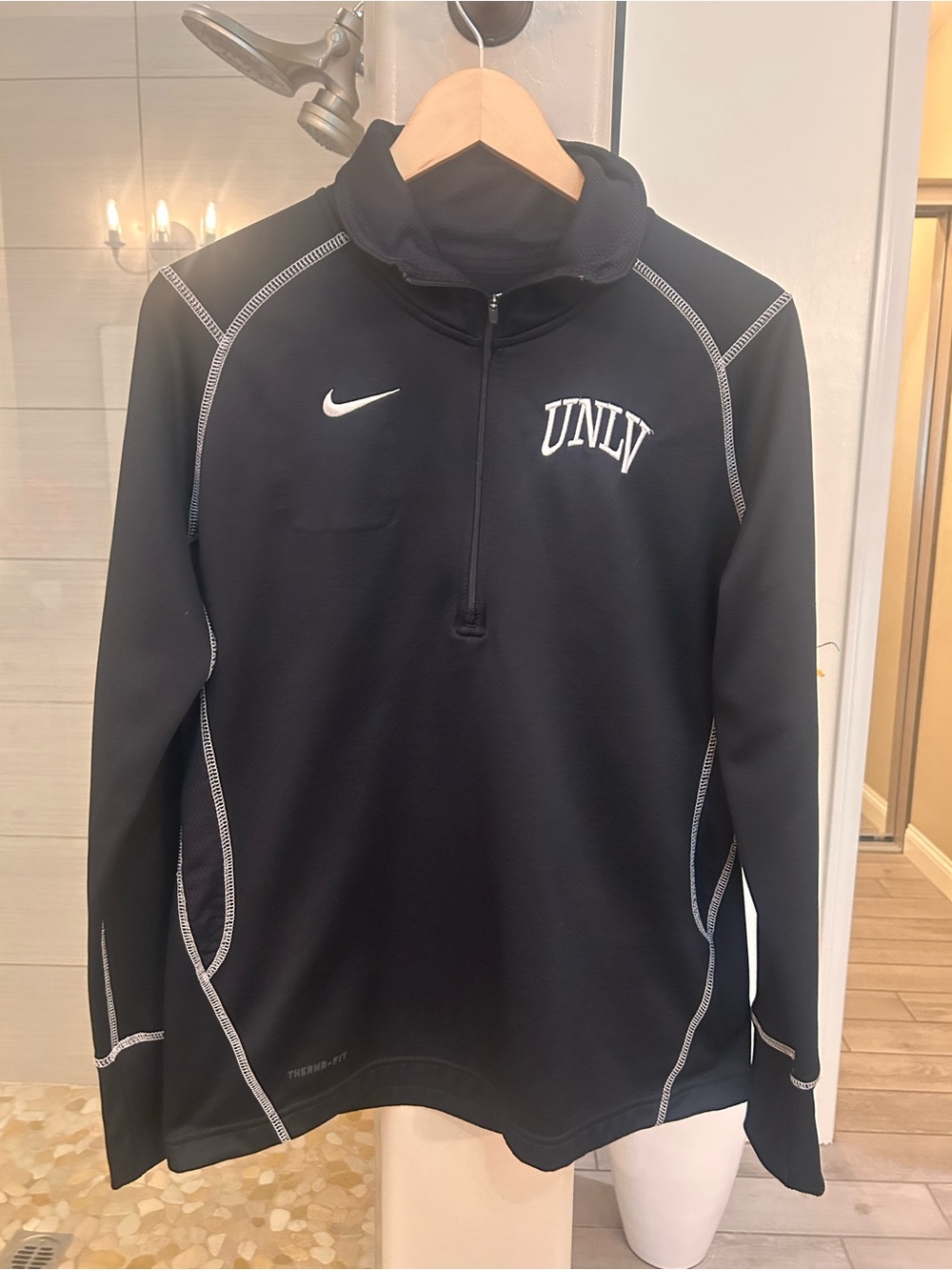Nike Black UNLV Quarter-Zip Performance Jacket